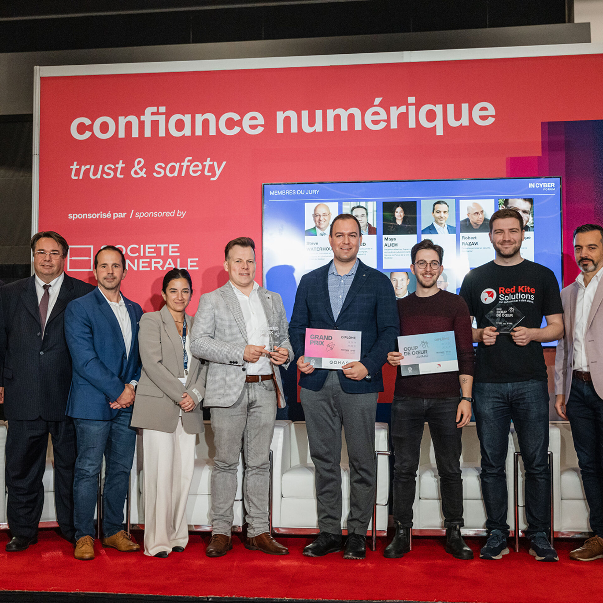 Photo of Red Kite's booth at Cyberconférence 2025